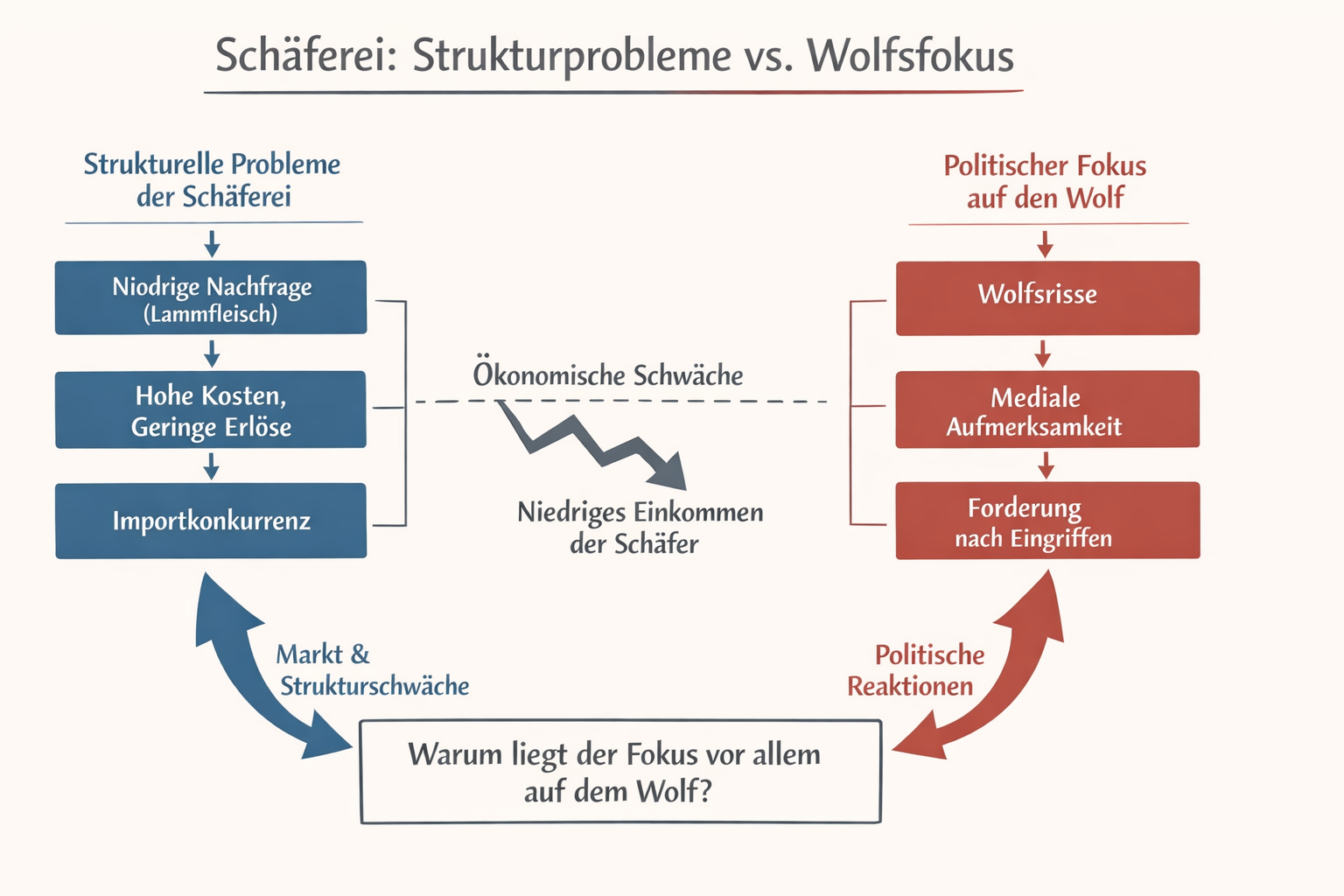 Klaus Mack, Schäferei und Wolfsdebatte: Nachfrage, Einkommen und strukturelle Fragen (Stand: 29.03.2026)