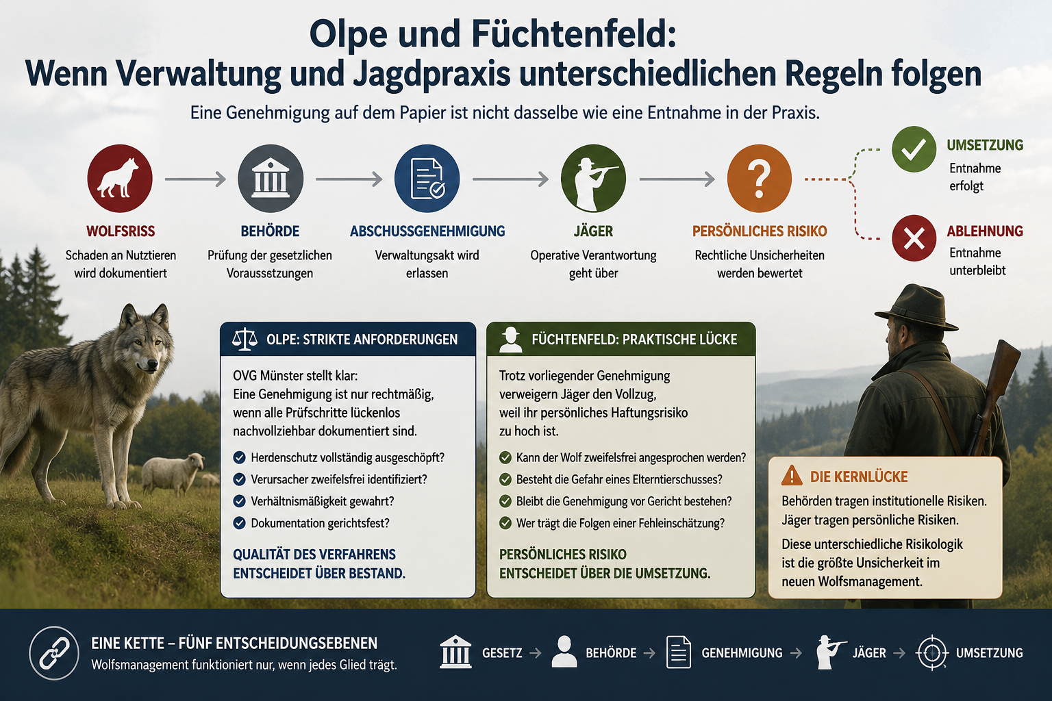 Olpe und Füchtenfeld: Wenn Verwaltung und Jagdpraxis unterschiedlichen Logiken folgen