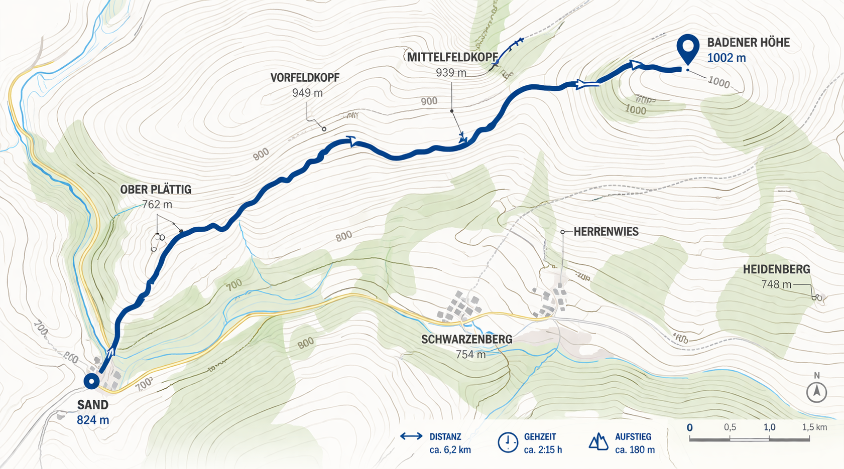 Wandern zur Badener Höhe – im Lebensraum von Grindi Wolf