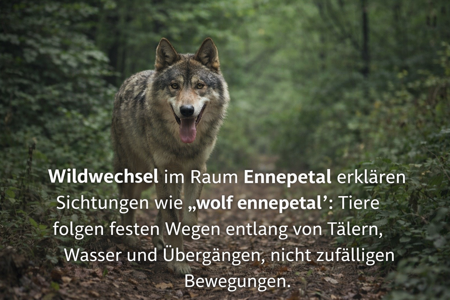 Wildwechsel in Ennepetal: Bewegung verstehen bei wolf ennepetal und wolf grindi