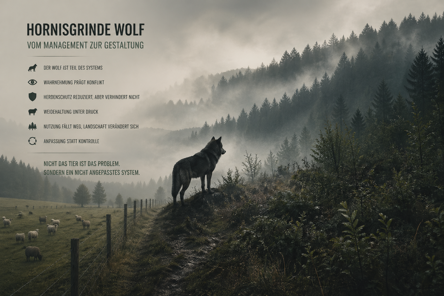 Hornisgrinde Wolf: Vom Management zur Gestaltung
